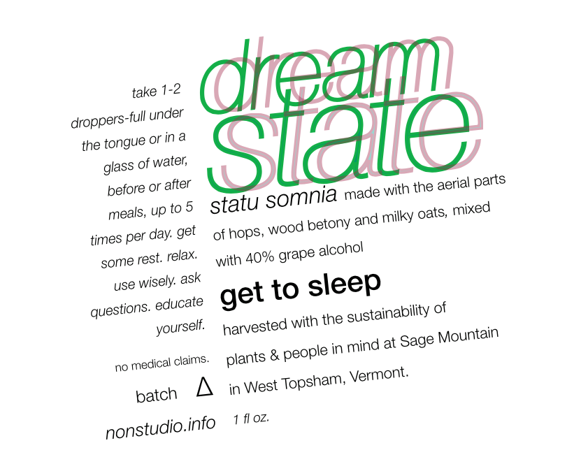 dream state: get to sleep